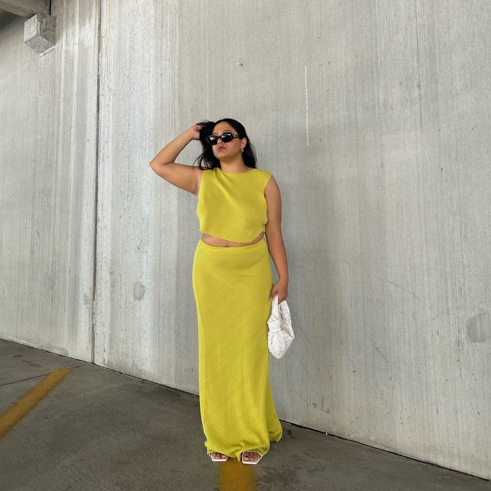 na-kd maxi skirt set